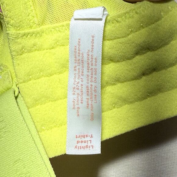 Cacique So Light T-Shirt Bra Women’s Size 44F Wild Lime Floral Underwire Lined - Picture 7 of 7